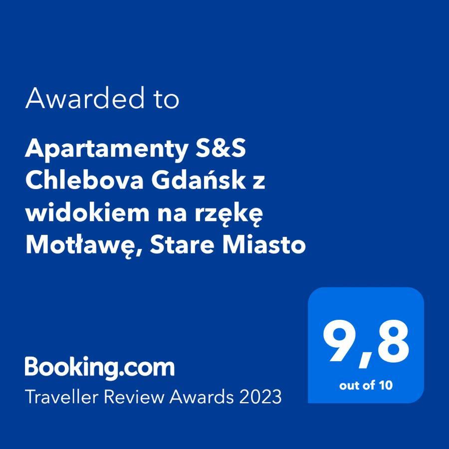 Apartamenty S&S Chlebova Gdansk Z Widokiem Na Rzeke Motlawe, Stare Miasto Gdańsk Exterior foto